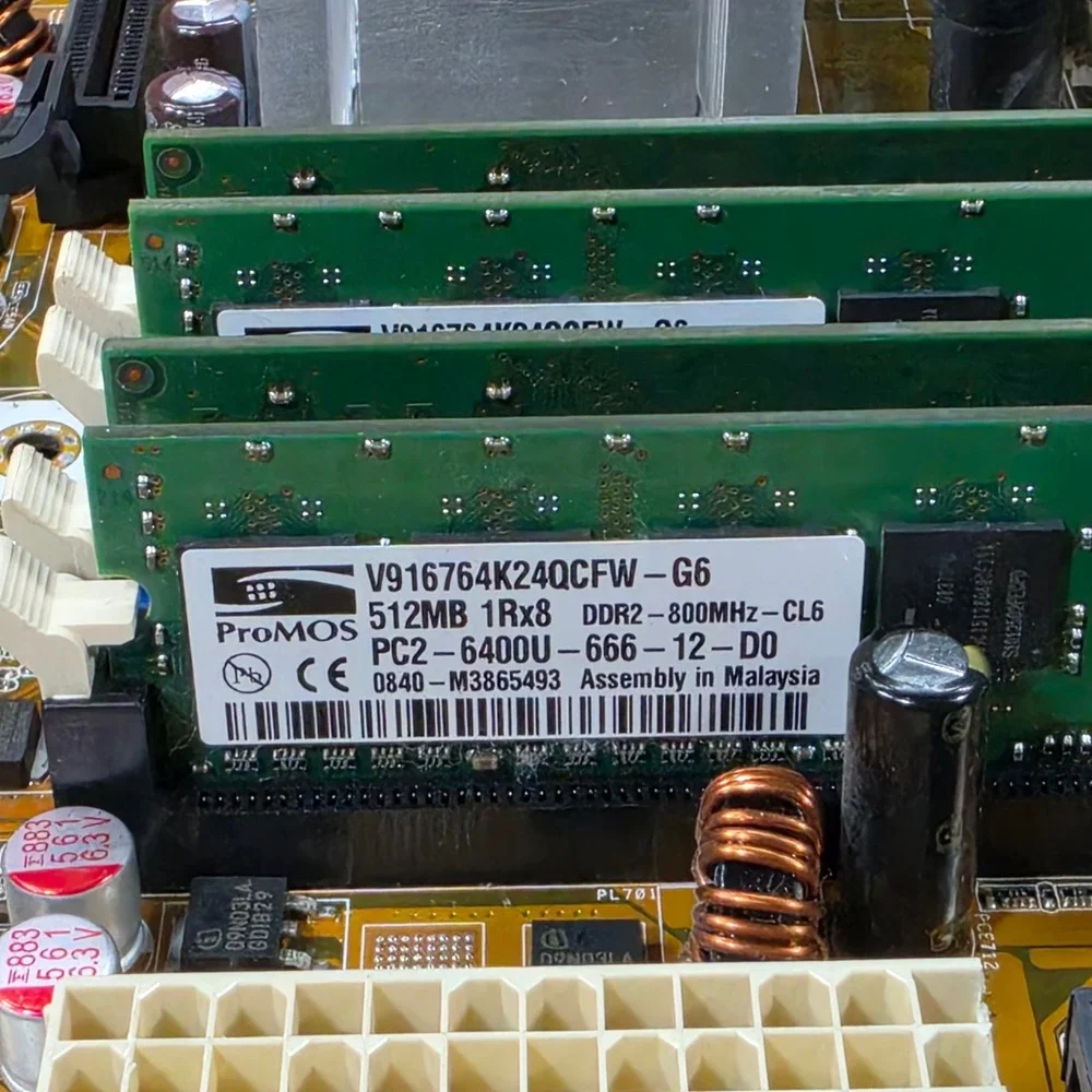 HP IPIBL-LB Benicia Motherboard 2GB DDR2 RAM Cooler Master Fan Excellent Bundle